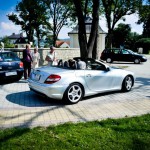 Wynajem Mercedes Cabrio SLK AMG do ślubu